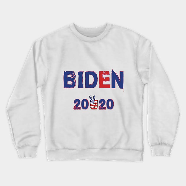 Biden 2020 Crewneck Sweatshirt by MBshirtsboutique